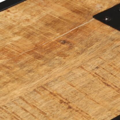 Nachttisch 43×30×51 cm Raues Mango-Massivholz - Image 9