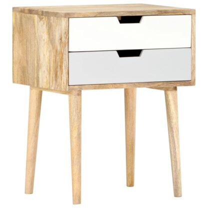Nachttisch 47 x 35 x 59 cm Mango Massivholz - Image 7