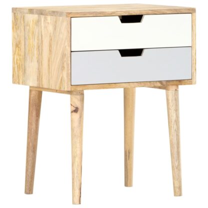 Nachttisch 47 x 35 x 59 cm Mango Massivholz - Image 8