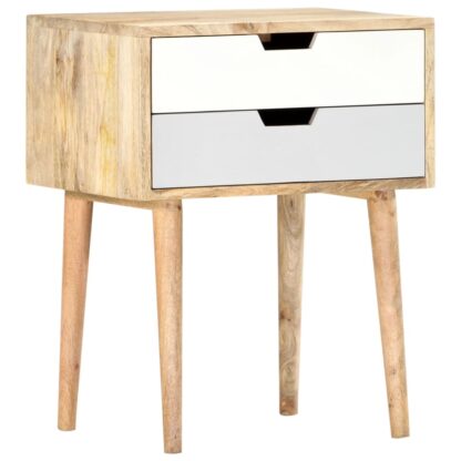 Nachttisch 47 x 35 x 59 cm Mango Massivholz - Image 9