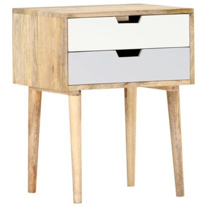 Nachttisch 47 x 35 x 59 cm Mango Massivholz - Image 10