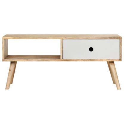 Couchtisch 90×50×40 cm Massivholz Mango - Image 3