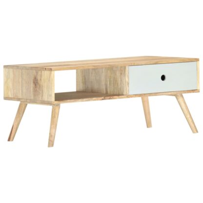 Couchtisch 90×50×40 cm Massivholz Mango - Image 7