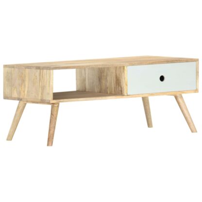 Couchtisch 90×50×40 cm Massivholz Mango - Image 8