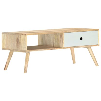Couchtisch 90×50×40 cm Massivholz Mango - Image 10