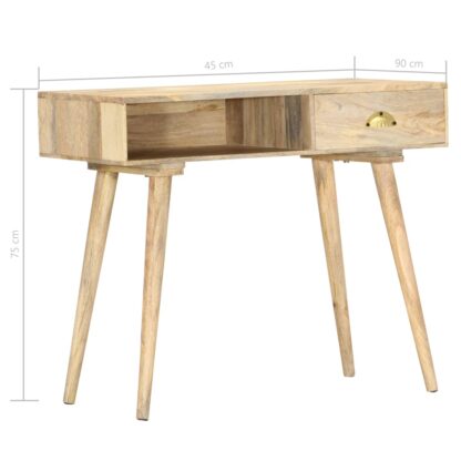 Konsolentisch 90x45x75 cm Massivholz Mango - Image 6