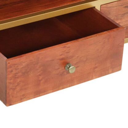 Couchtisch 90 x 50 x 40 cm Massivholz Akazie - Image 5