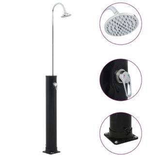 Solardusche Schwarz 214 cm 20 L