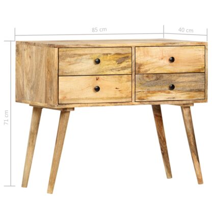 Sideboard 85 x 40 x 71 cm Massivholz Mango - Image 6