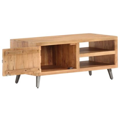 Couchtisch 90×45×40 cm Massivholz Akazie - Image 2