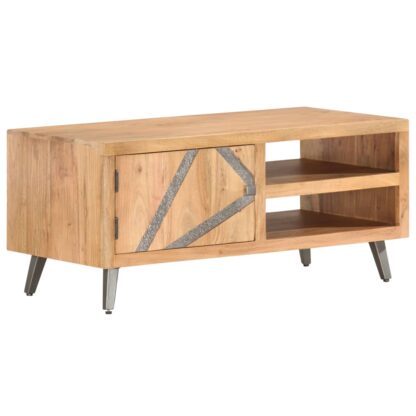 Couchtisch 90×45×40 cm Massivholz Akazie - Image 11