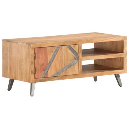 Couchtisch 90×45×40 cm Massivholz Akazie - Image 10