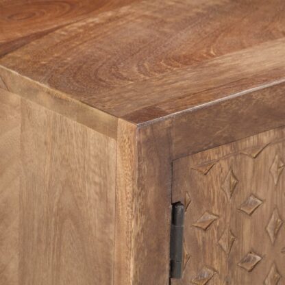 TV-Schrank 138x30x46 cm Massivholz Mango - Image 4