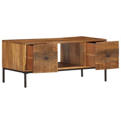 Couchtisch 90×45×40 cm Massivholz Mango - Image 2