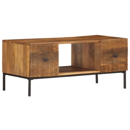 Couchtisch 90×45×40 cm Massivholz Mango - Image 11