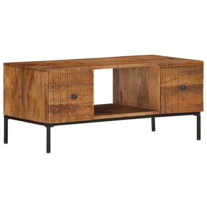 Couchtisch 90×45×40 cm Massivholz Mango - Image 9