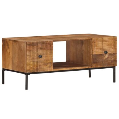 Couchtisch 90×45×40 cm Massivholz Mango - Image 10