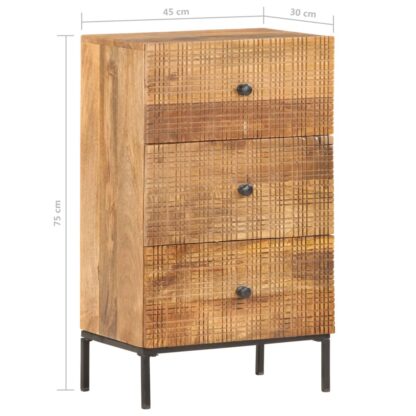 Sideboard 45 x 30 x 75 cm Mango-Massivholz - Image 7