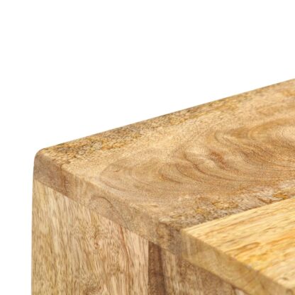 TV-Schrank 97 x 35 x 47 cm Massivholz Mango - Image 4