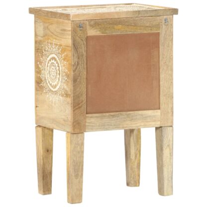 Nachttisch Handbemalt 40×30×60 cm Mango Massivholz - Image 4
