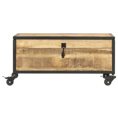 Couchtisch 70x50x33 cm Massivholz Mango - Image 2