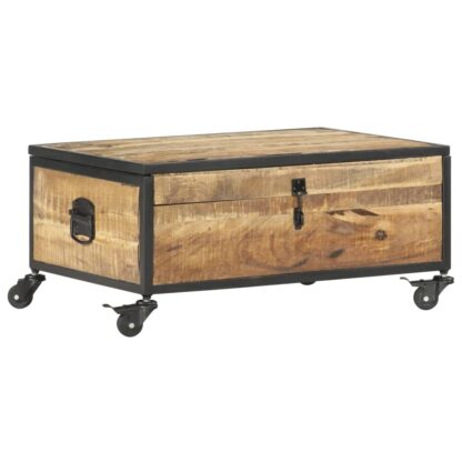 Couchtisch 70x50x33 cm Massivholz Mango - Image 10