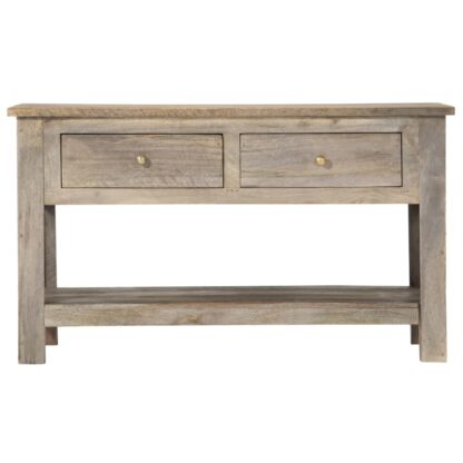 Couchtisch 82x52x47 cm Massivholz Mango - Image 3