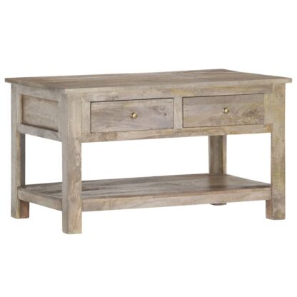 Couchtisch 82x52x47 cm Massivholz Mango - Image 9