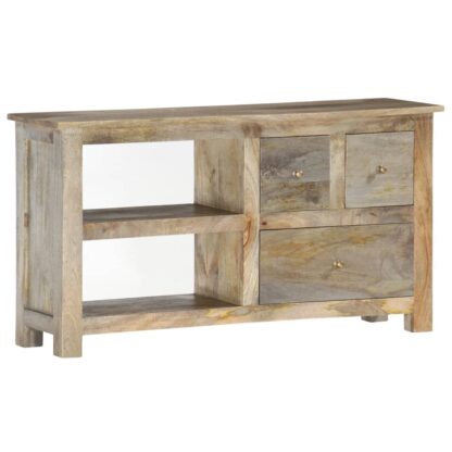 TV-Schrank 100 x 30 x 55 cm Massivholz Mango - Image 9