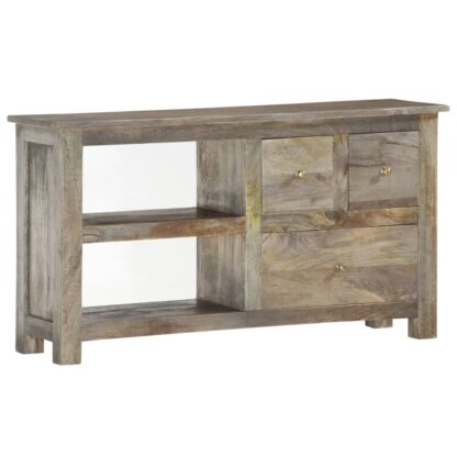 TV-Schrank 100 x 30 x 55 cm Massivholz Mango - Image 10