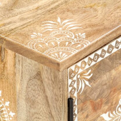 TV-Schrank 120 x 30 x 40 cm Massivholz Mango - Image 4