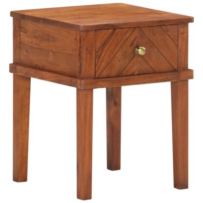Nachttisch 40×40×50 cm Akazie Massivholz - Image 11