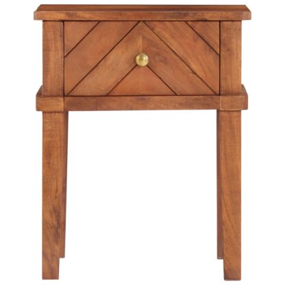 Nachttisch 40×40×50 cm Akazie Massivholz - Image 3