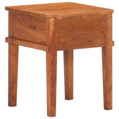 Nachttisch 40×40×50 cm Akazie Massivholz - Image 4