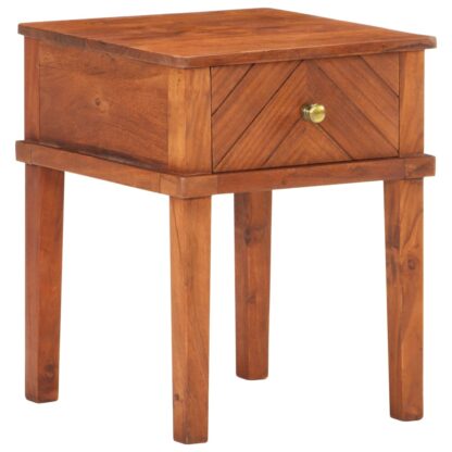 Nachttisch 40×40×50 cm Akazie Massivholz - Image 10