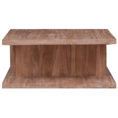 Couchtisch 70 x 70 x 30 cm Massivholz Teak - Image 3