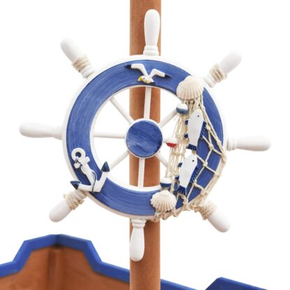Sandkasten Piratenschiff Tannenholz 190x94,5x101 cm - Image 6