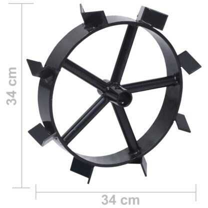 Metallräder für 6,5 PS Benzin-Gartenfräse 2 Stk. - Image 10