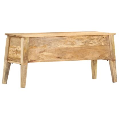 Aufbewahrungstruhe 99 x 35 x 48 cm Massivholz Mango - Image 11