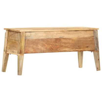 Aufbewahrungstruhe 99 x 35 x 48 cm Massivholz Mango - Image 9