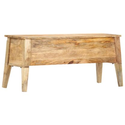 Aufbewahrungstruhe 99 x 35 x 48 cm Massivholz Mango - Image 10
