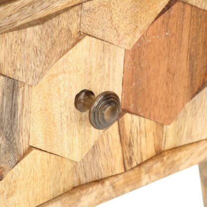 TV-Schrank 90 x 30 x 50 cm Massivholz Mango - Image 6