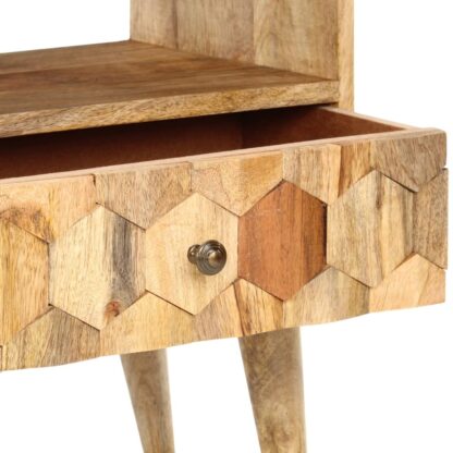 TV-Schrank 90 x 30 x 50 cm Massivholz Mango - Image 7