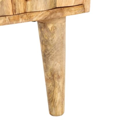 TV-Schrank 90 x 30 x 50 cm Massivholz Mango - Image 8