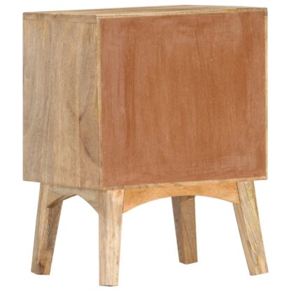 Nachttisch 40 x 35 x 55 cm Massivholz Mango - Image 4