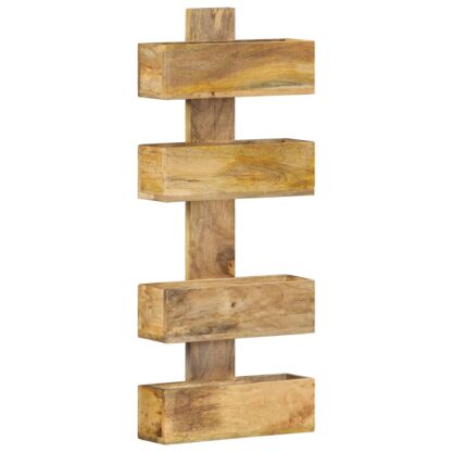 Wand-Zeitschriftenständer 30 x 11 x 72 cm Massivholz Mango - Image 11
