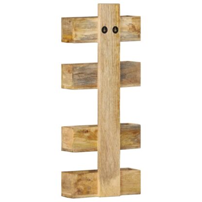 Wand-Zeitschriftenständer 30 x 11 x 72 cm Massivholz Mango - Image 3