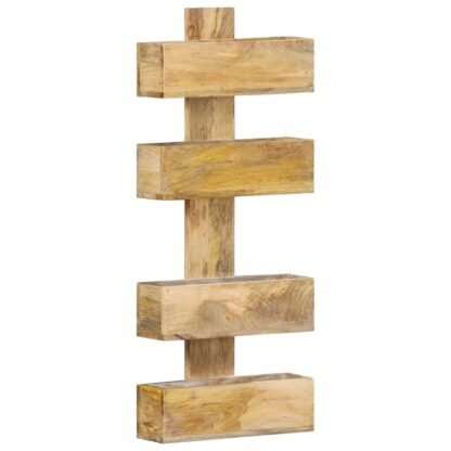 Wand-Zeitschriftenständer 30 x 11 x 72 cm Massivholz Mango - Image 9