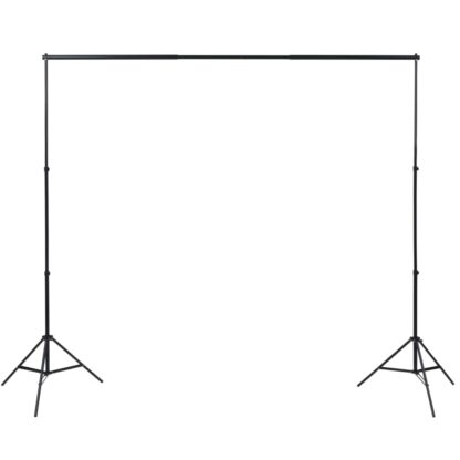 Fotostudio-Set mit Hintergründen, Leuchten und Schirmen - Image 4