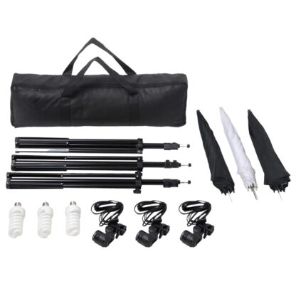 Fotostudio Set mit Hintergrund und Lampen-Set - Image 11